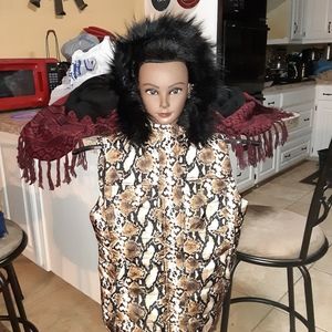 ❤FINAL REDUCTION- Animal Print Hoodie Vest